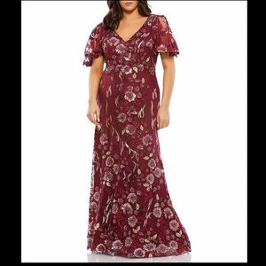 Mac Duggal full length gown